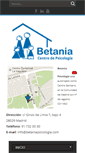 Mobile Screenshot of betaniapsicologia.com